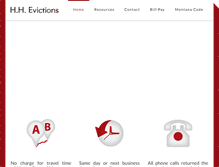 Tablet Screenshot of montanaevictions.com